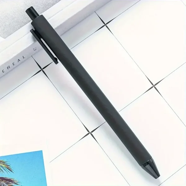 12 Black Ink Jesus Loves You Cross Retractable Plastic Ballpoint Pens - Image 3