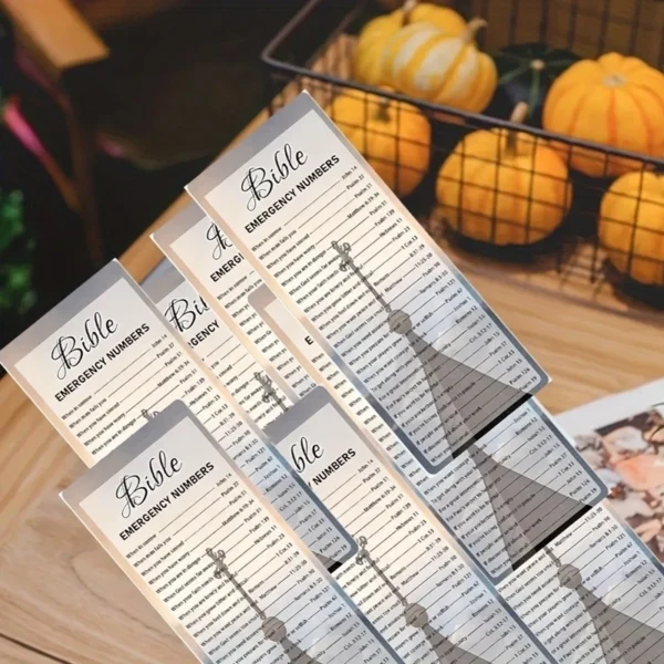 50 Bible Emergency Numbers Bookmarks Church Welcome Gift 5.9cm x 14.1cm - Image 4