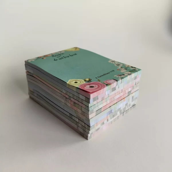 Bible Verse Flower Paper Notes 30 Sheets 10cm x 7.5cm - Image 5