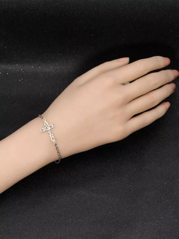 3pcs Stainless Steel Amazing Grace Faith Cross Bracelets - Image 6