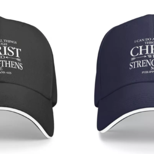 I Can Do All Things Through Christ Who Strengthens Me Unisex Polyester Cap