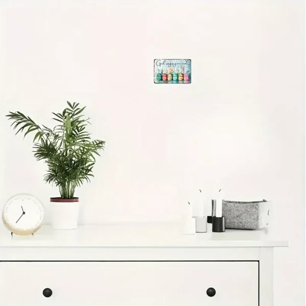 God Says You Are... Flowers Metal Wall Sign 30cm x 20cm - Image 2